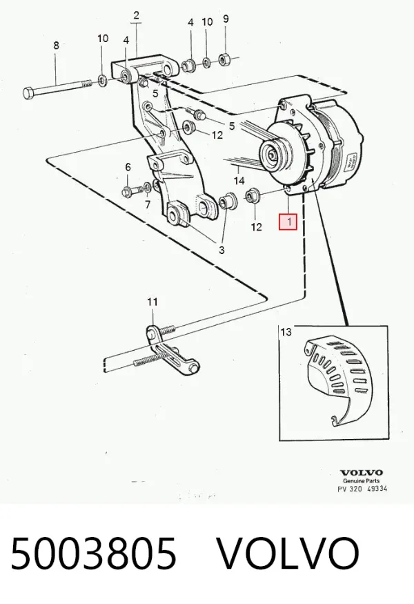 Генератор CA900IR Jurid/Bendix