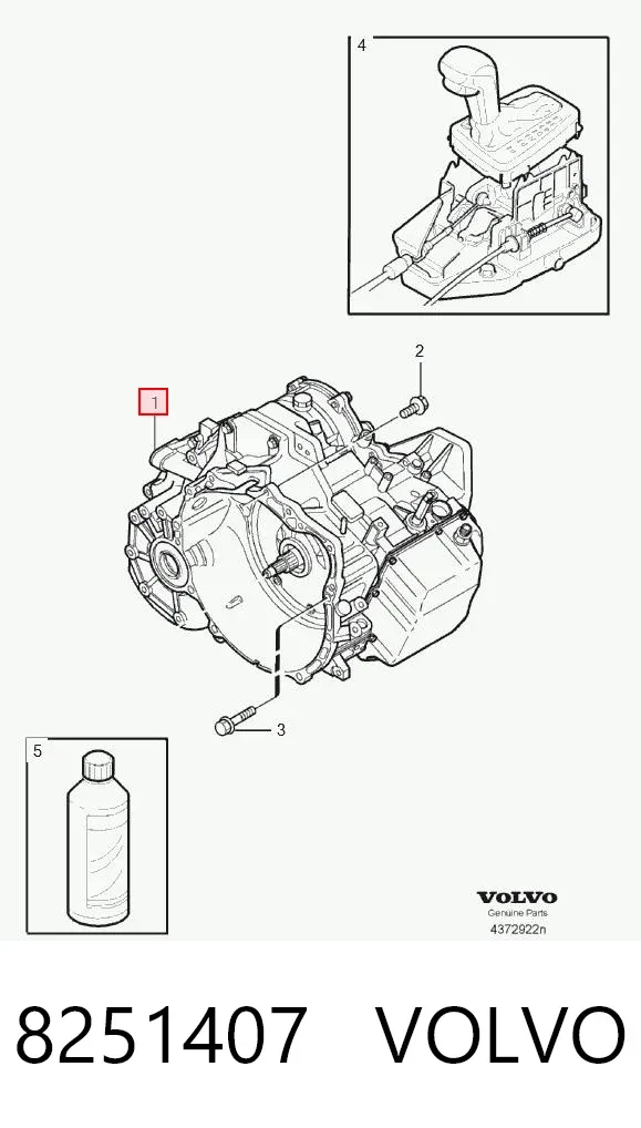 Коробка передач 8251407 Volvo