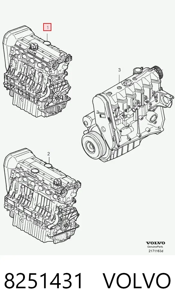 Двигун 8251431 Volvo