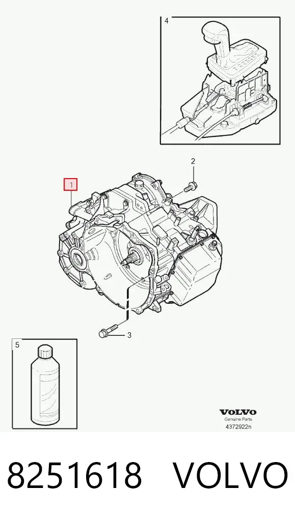 Коробка передач 8251618 Volvo