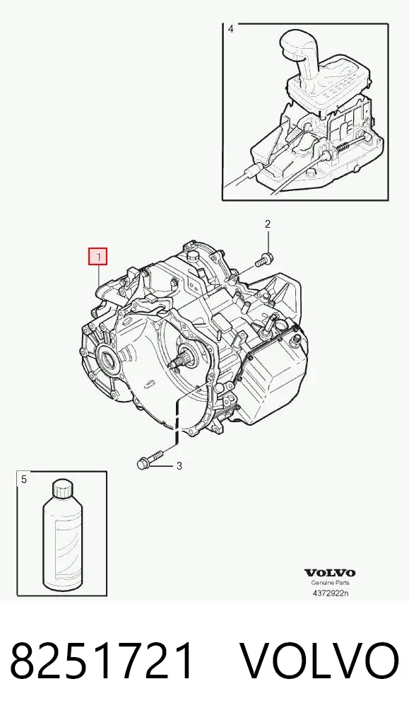 Коробка передач 8251721 Volvo