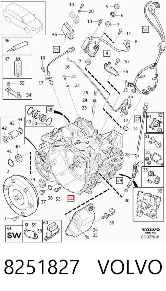 АКПП 8251827 Volvo