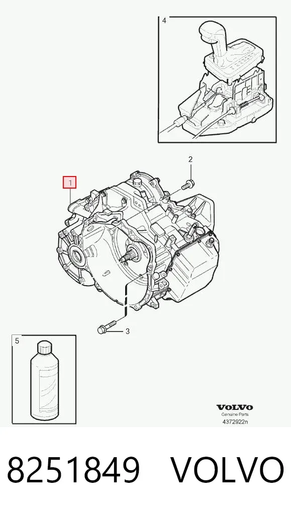 Коробка передач 8251849 Volvo