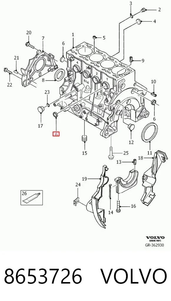  8653726 Volvo