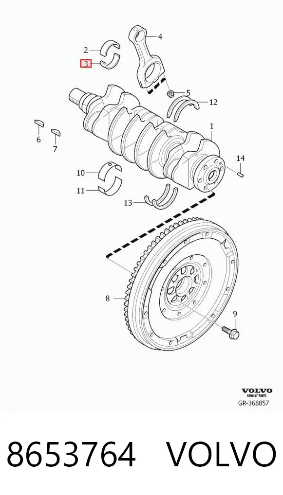 8653764 Volvo