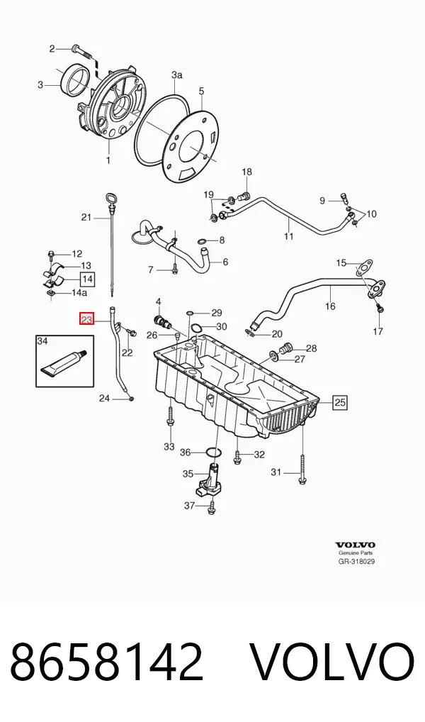  8658142 Volvo