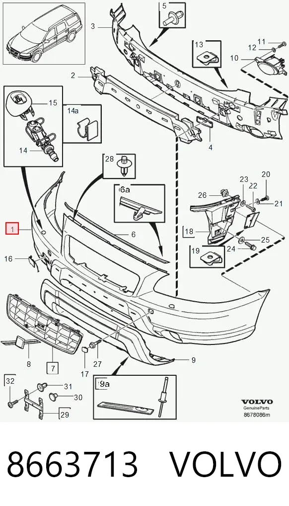  8663713 Volvo