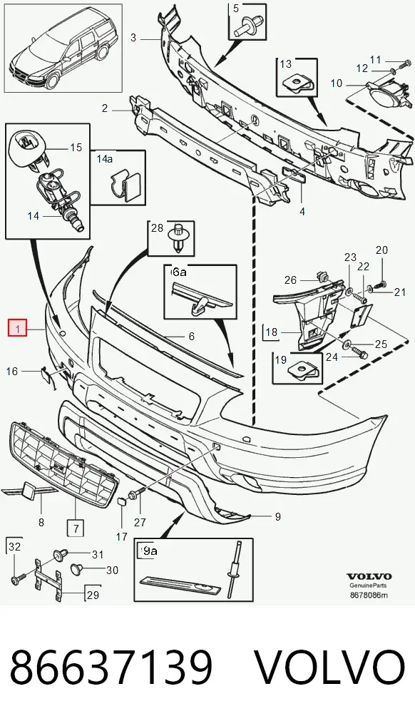  86637139 Volvo