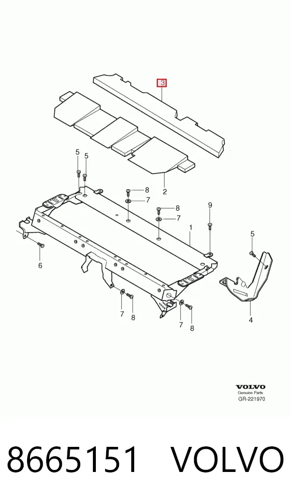  8665151 Volvo