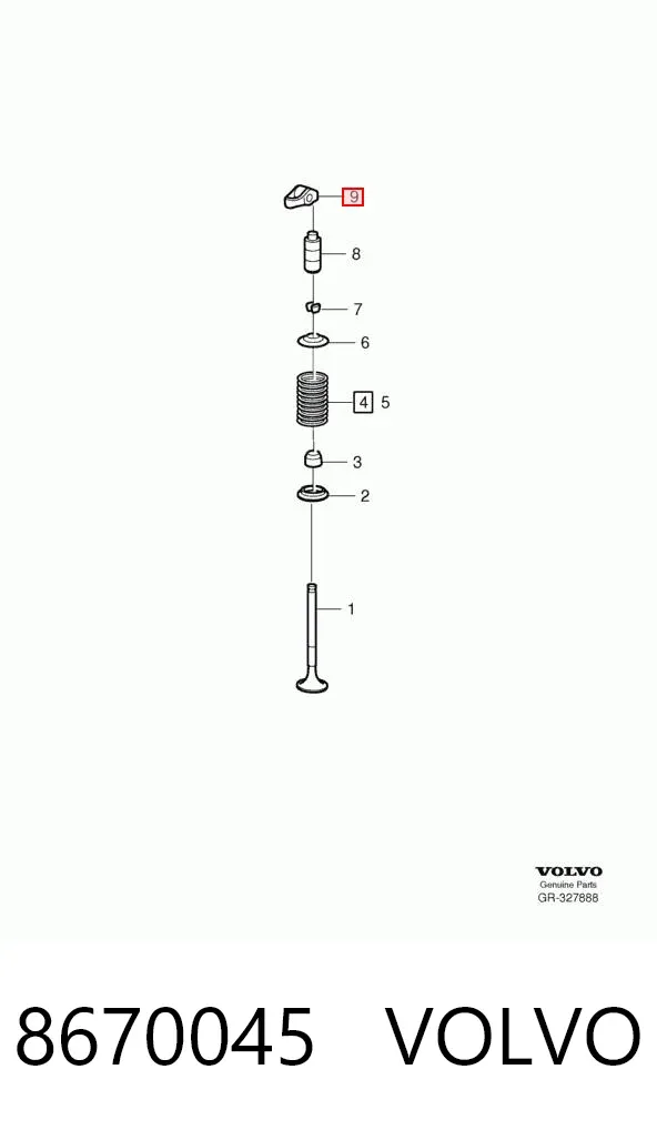 Коромисло 8670045 Volvo