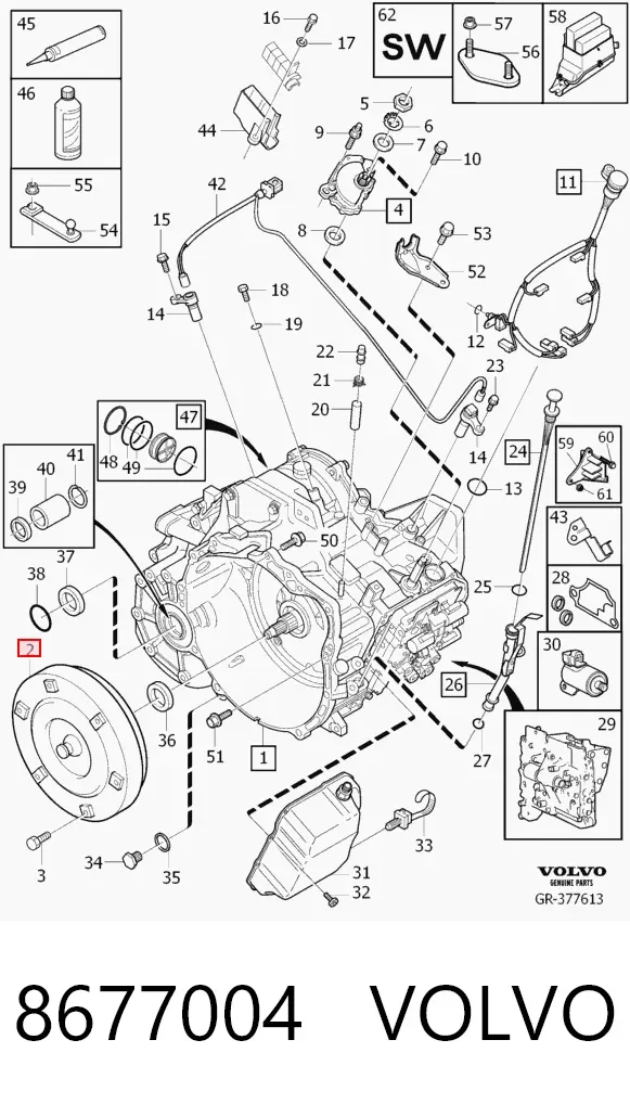 Гідротрансформатор АКПП 8677004 Volvo