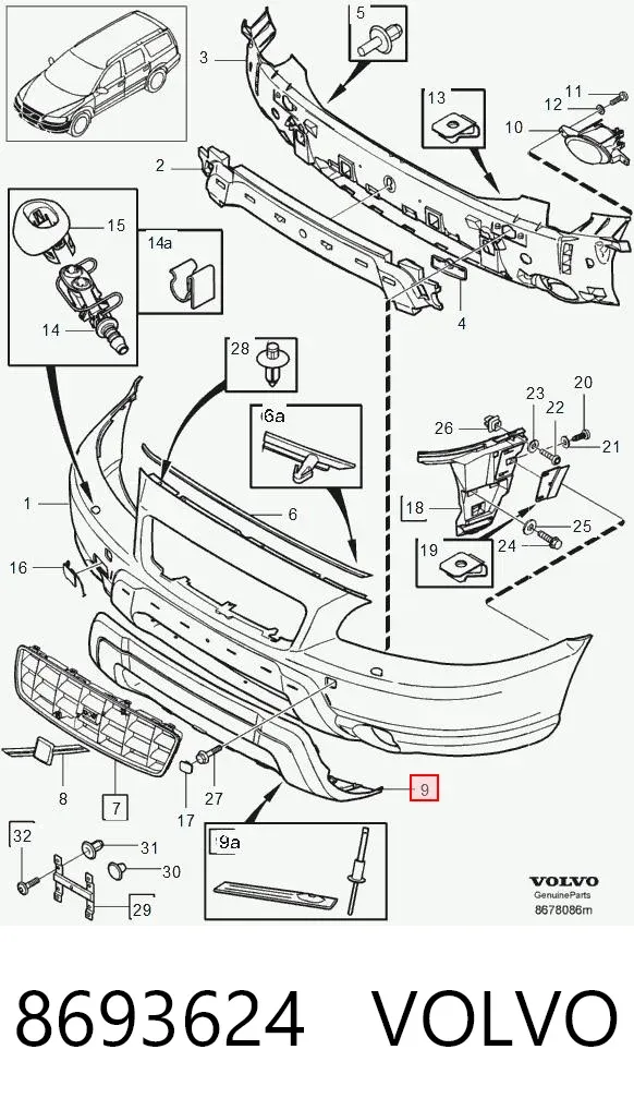  8693624 Volvo