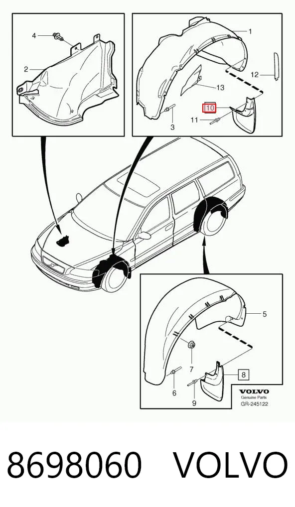  8698060 Volvo