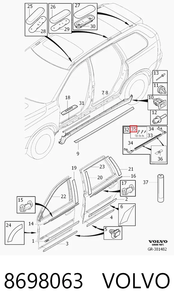 8698063 Volvo