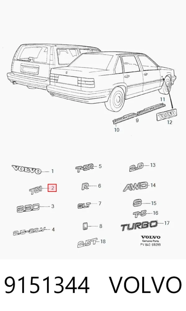  9151344 Volvo