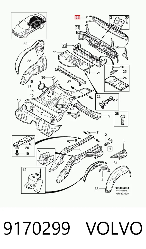  9170299 Volvo