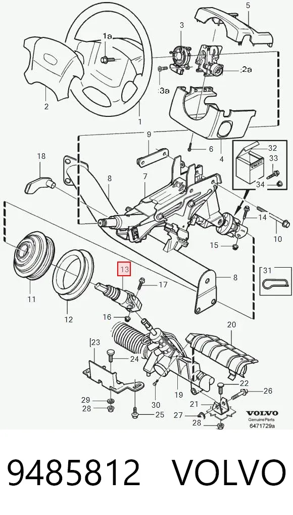  9485812 Volvo