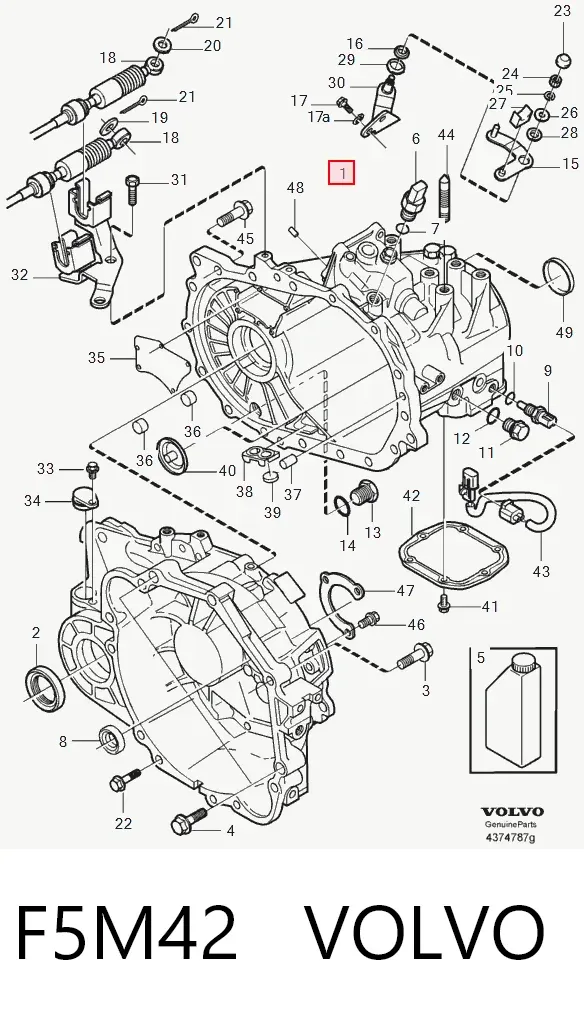 Коробка передач F5M42 Volvo