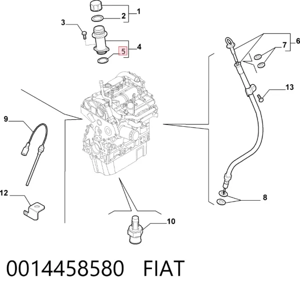  0014458580 Fiat/Alfa/Lancia