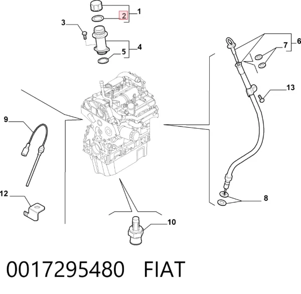  0017295480 Fiat/Alfa/Lancia