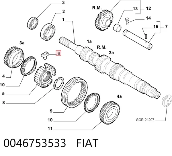  0046753533 Fiat/Alfa/Lancia