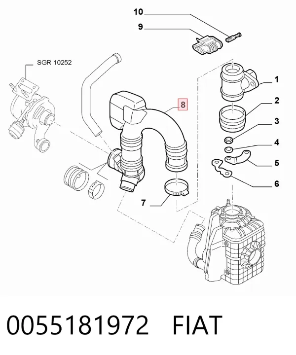  0055181972 Fiat/Alfa/Lancia