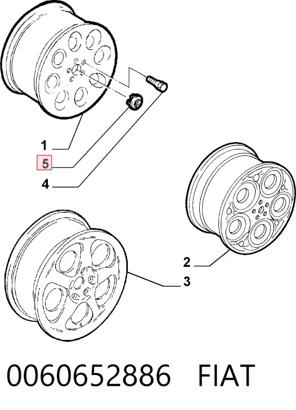  0060652886 Fiat/Alfa/Lancia