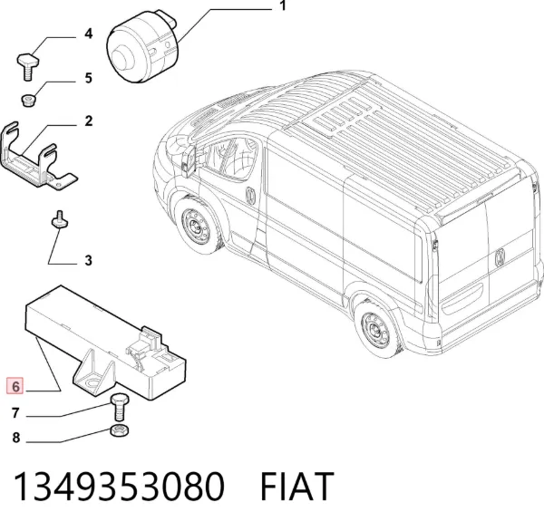  1349353080 Fiat/Alfa/Lancia