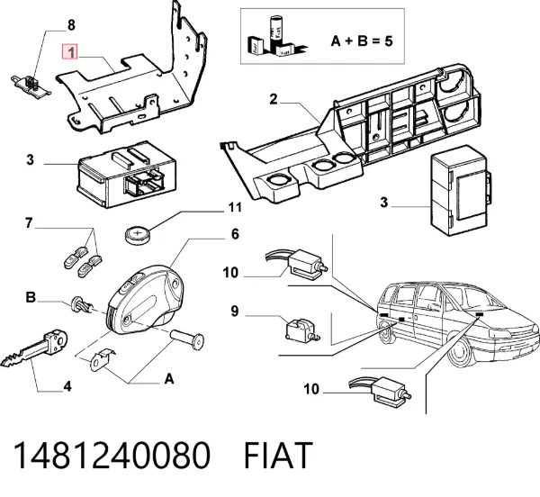  1481240080 Fiat/Alfa/Lancia