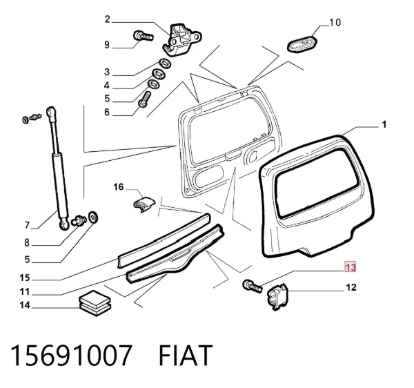  15691007 Fiat/Alfa/Lancia