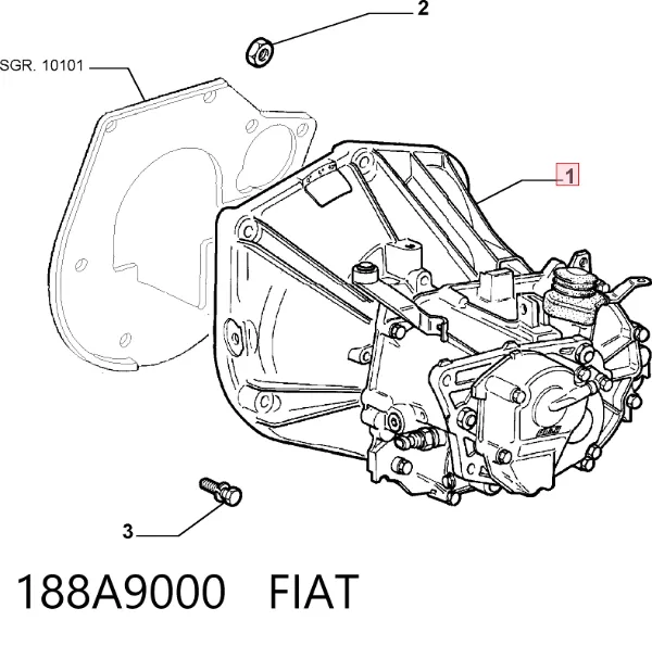 Двигун 188A9000 Fiat/Alfa/Lancia