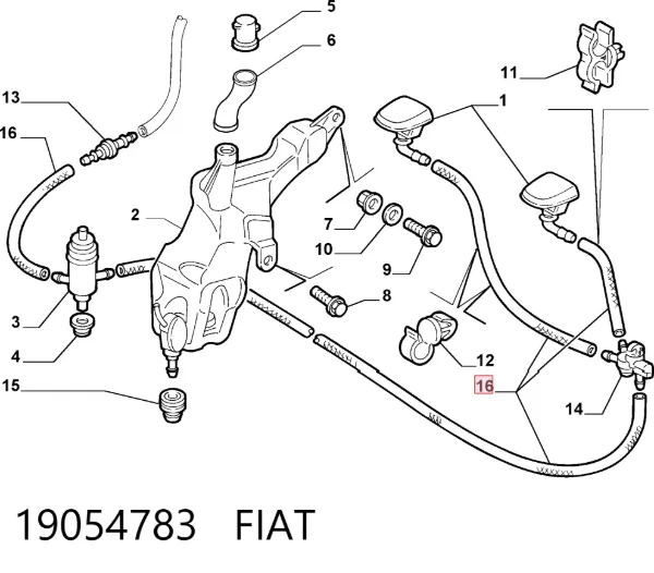  19054783 Fiat/Alfa/Lancia