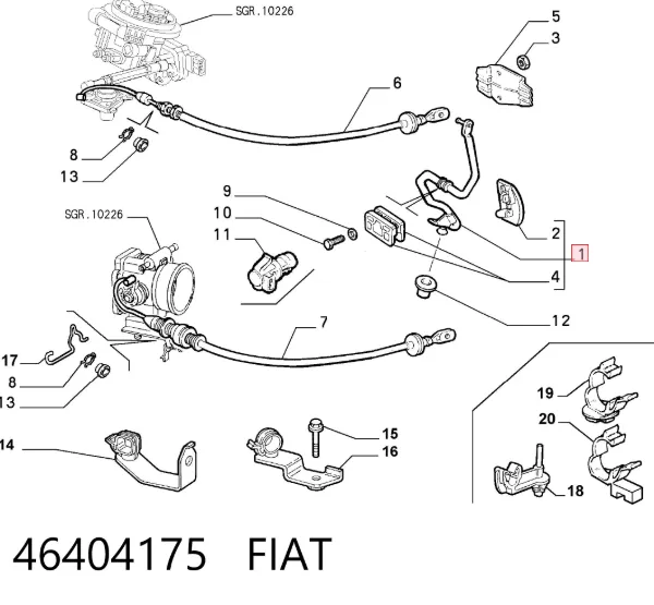  46404175 Fiat/Alfa/Lancia
