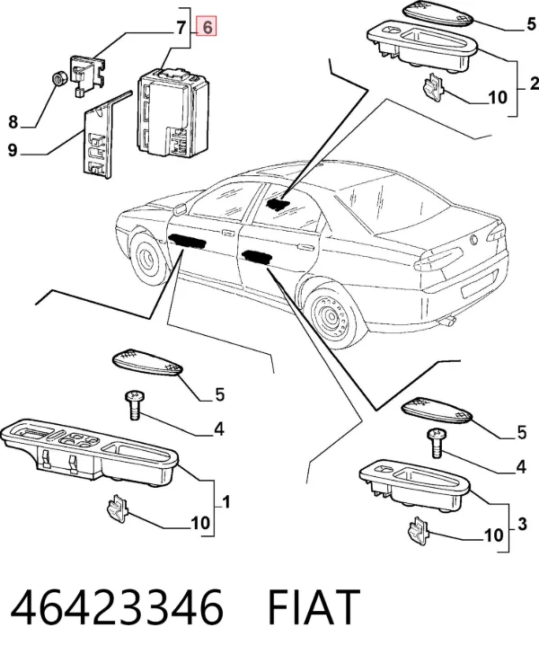  46423346 Fiat/Alfa/Lancia
