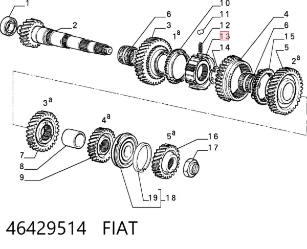  46429514 Fiat/Alfa/Lancia