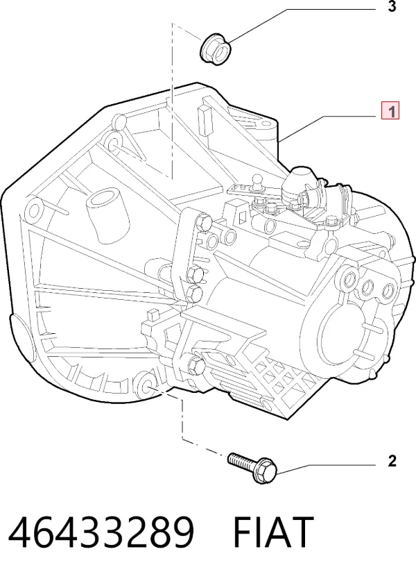 Коробка передач 46433289 Fiat/Alfa/Lancia