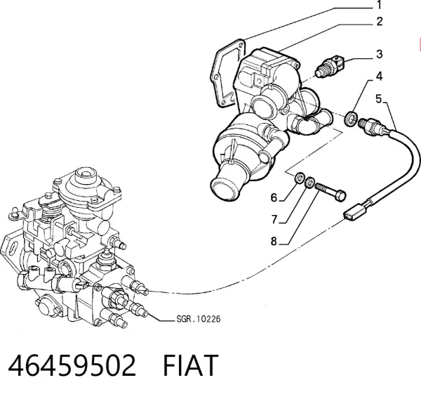 Термостат 46459502 Fiat/Alfa/Lancia