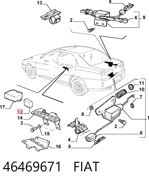  46469671 Fiat/Alfa/Lancia