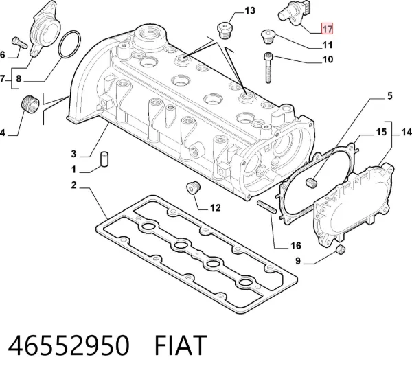 Датчик распредвалу 46552950 Fiat/Alfa/Lancia