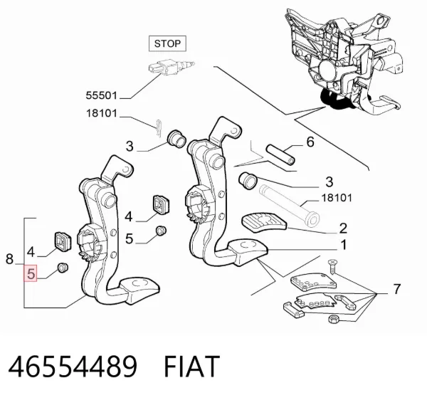  46554489 Fiat/Alfa/Lancia
