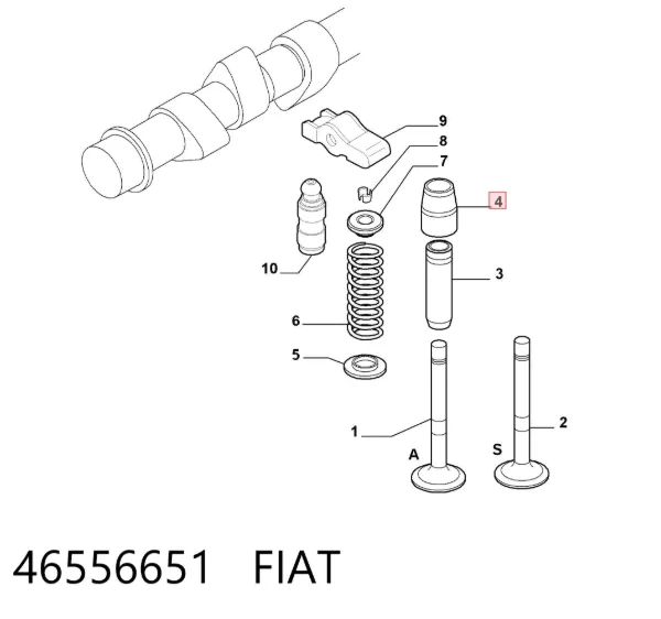 Сальник клапана 46556651 Fiat/Alfa/Lancia