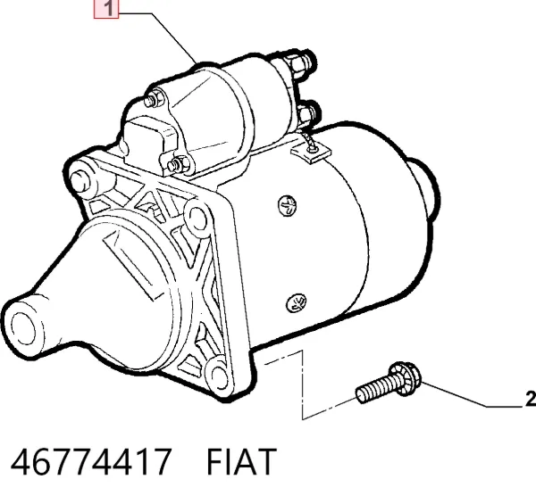 Стартер 46774417 Fiat/Alfa/Lancia