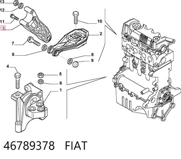  46789378 Fiat/Alfa/Lancia