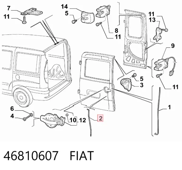  46810607 Fiat/Alfa/Lancia