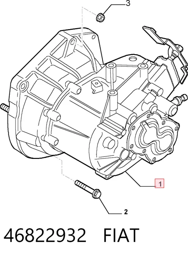 Коробка передач 46822932 Fiat/Alfa/Lancia