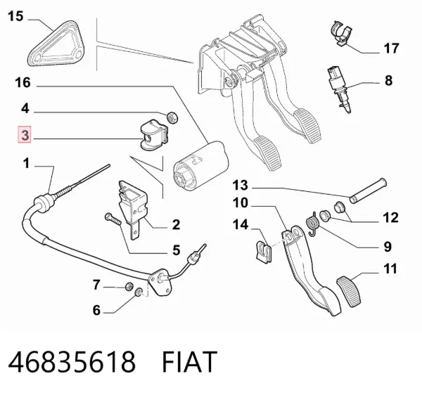  46835618 Fiat/Alfa/Lancia