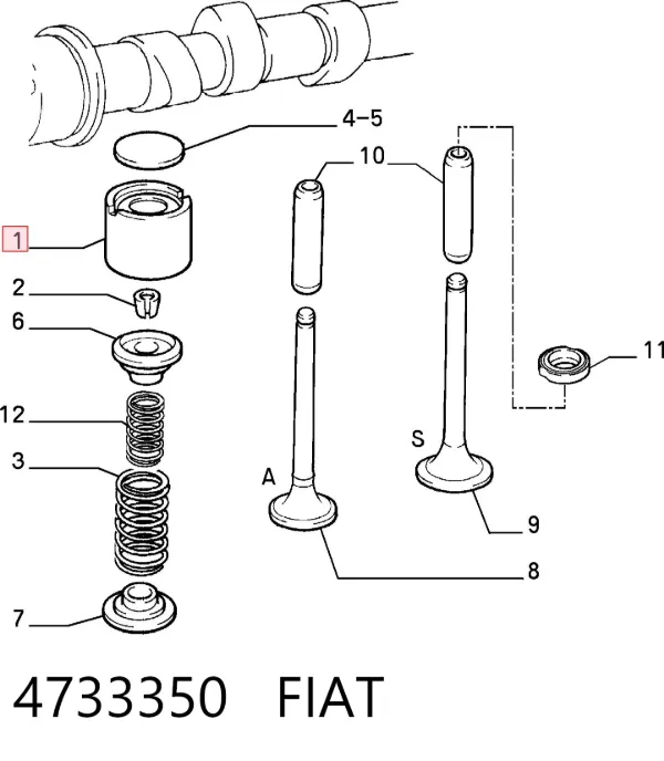Гідрокомпенсатор 4733350 Fiat/Alfa/Lancia