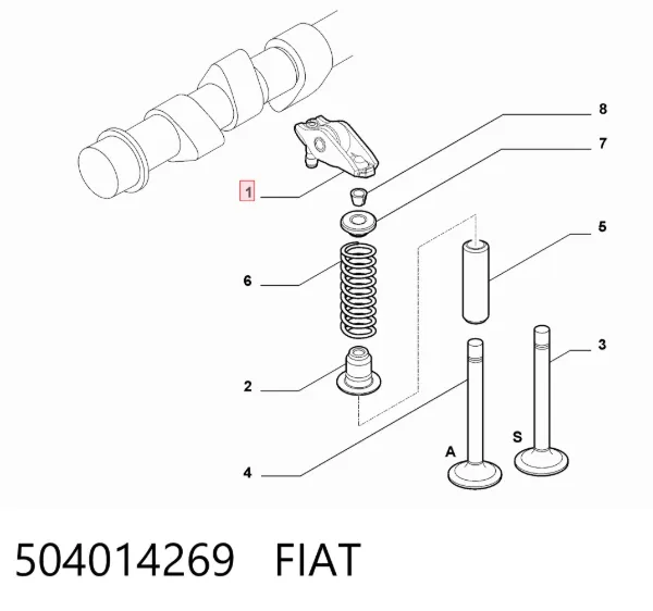 Коромисло 504014269 Fiat/Alfa/Lancia