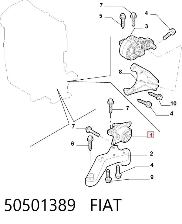 Компресор кондиціонера 50501389 Fiat/Alfa/Lancia