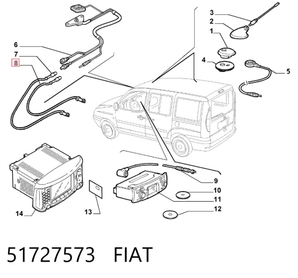  51727573 Fiat/Alfa/Lancia